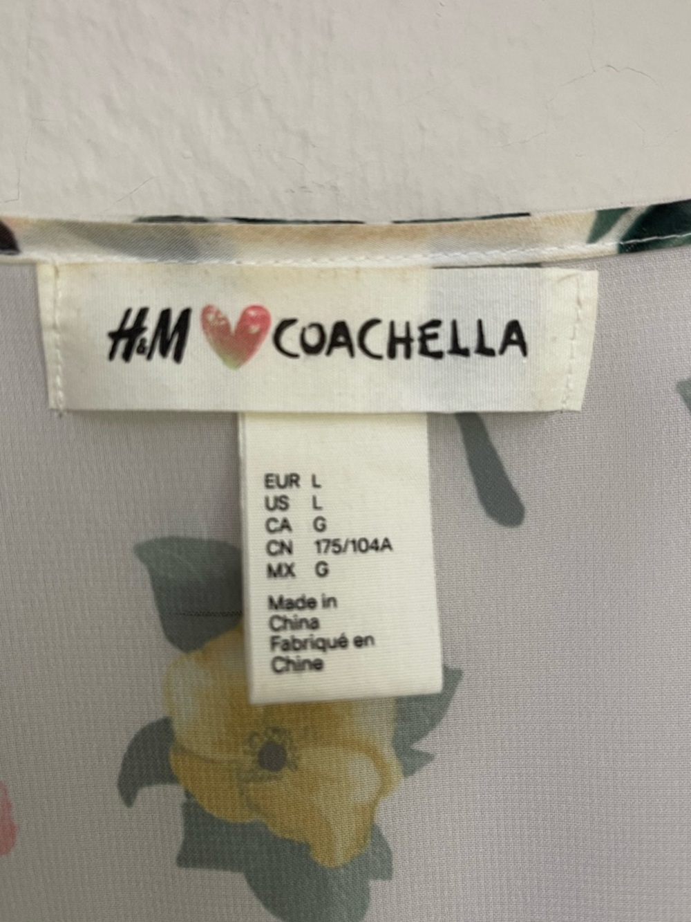 H&M Loves Coachella Collection Kimono Duster size Large Boho Chic  Festival - Picture 11 of 16